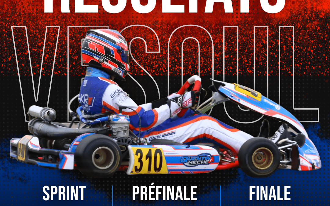 Résultats Vesoul 🏁